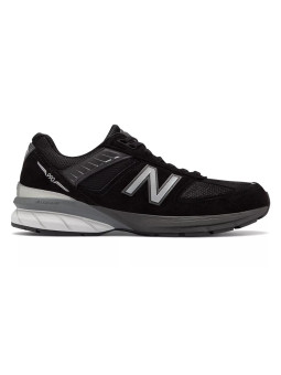 Chaussures running New Balance homme | New Balance Made In US 990v5 Black with Silver pour homme | M990BK5