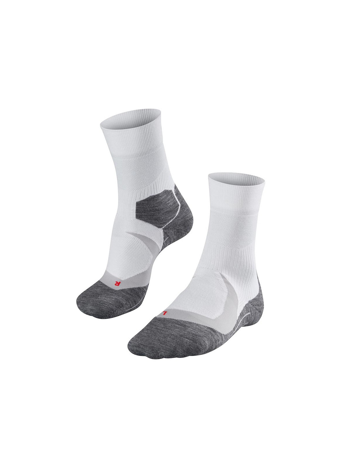 CHAUSSETTES DE COURSE FALKE MEN | CHAUSSETTES FALKE RU4 COOL WHITE-MIX POUR HOMME | 16746-2020