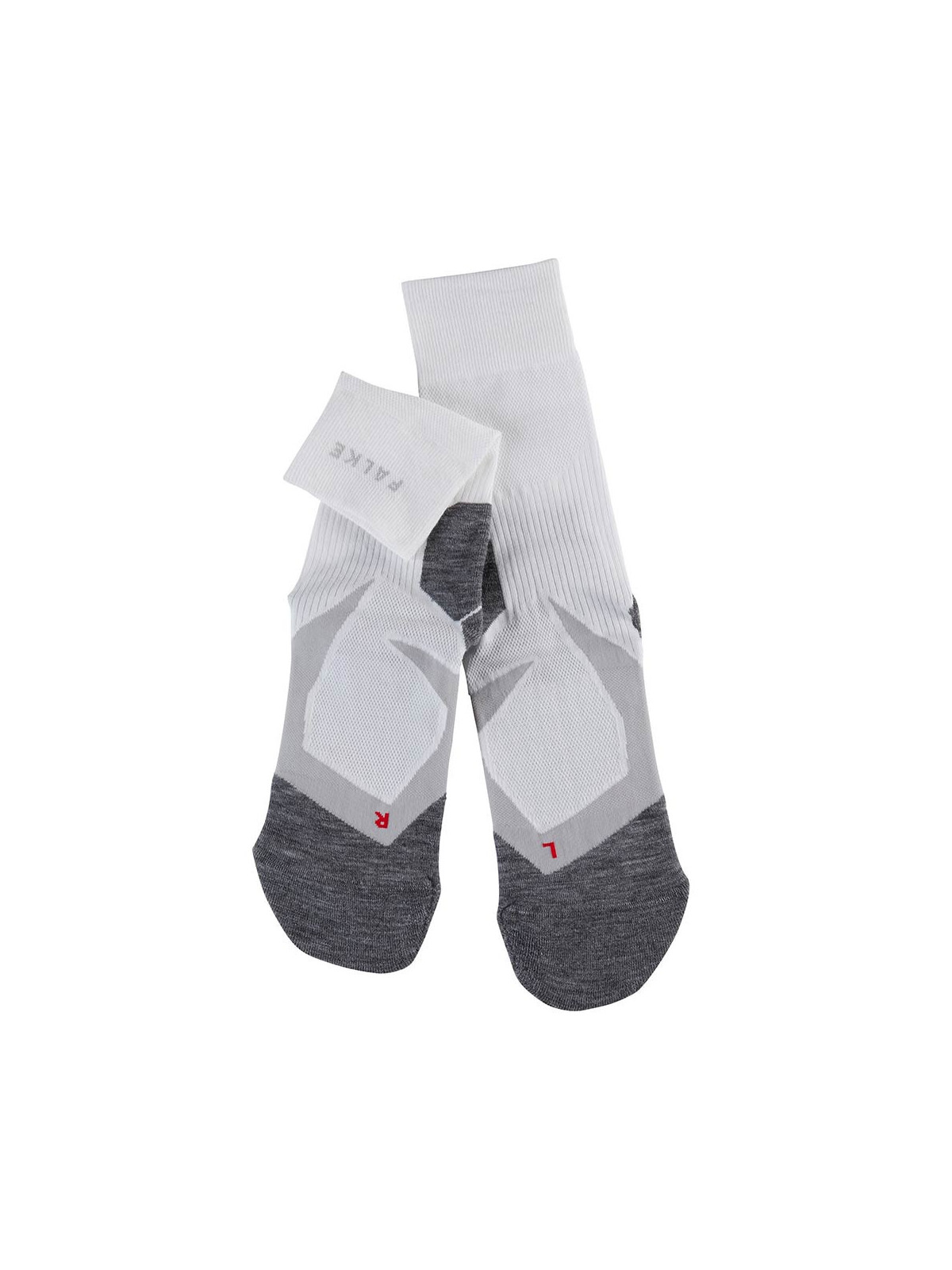 CHAUSSETTES DE COURSE FALKE MEN | CHAUSSETTES FALKE RU4 COOL WHITE-MIX POUR HOMME | 16746-2020