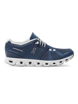 Chaussures running lifestyle On Running Femme | On Cloud 5 W Denim | White pour femme | 59.98901