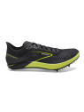 Pointes d\'athlétisme Brooks Homme | Chaussures à pointes d\'athlétisme performantes Brooks Wire 7 Black/Nightlife pour homme |