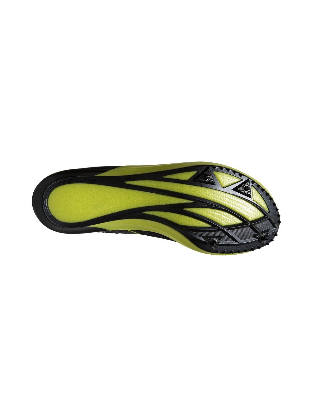 Pointes d\'athlétisme Brooks Homme | Chaussures à pointes d\'athlétisme performantes Brooks Wire 7 Black/Nightlife pour homme |