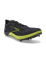 Pointes d\'athlétisme Brooks Homme | Chaussures à pointes d\'athlétisme performantes Brooks Wire 7 Black/Nightlife pour homme |
