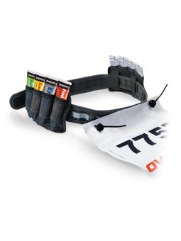 Accessoires nutrition sportive Overstim.s | Ceinture Porte-gels / Porte Dossard Overstim.s permet de transporter jusqu\'à 8 gels