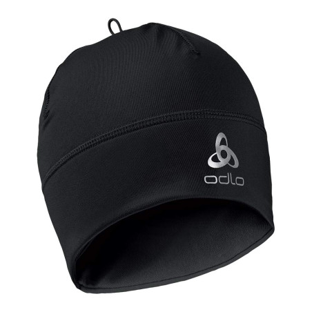 Bonnet de running Odlo Polyknit Warm ECO Black - 762670-15000