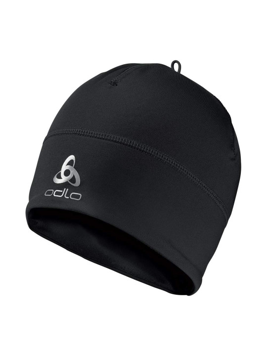 Bonnet de running Odlo Polyknit Warm ECO Black - 762670-15000