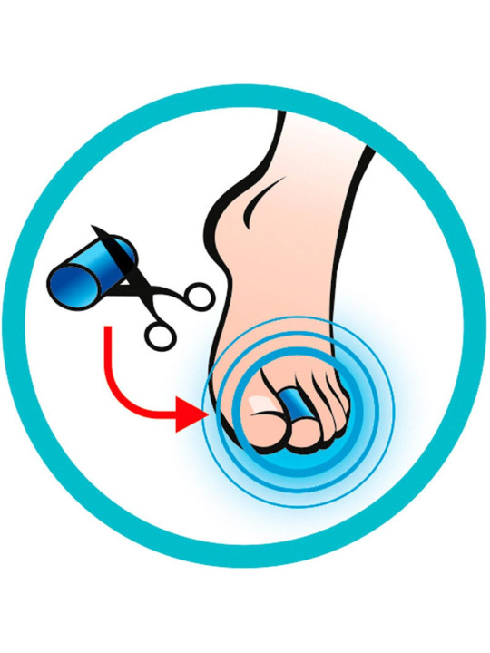 SOINS ET PROTECTION DU PIEDS SIDAS Gel Toe Wrap  - ASKINGLTOEWR17
