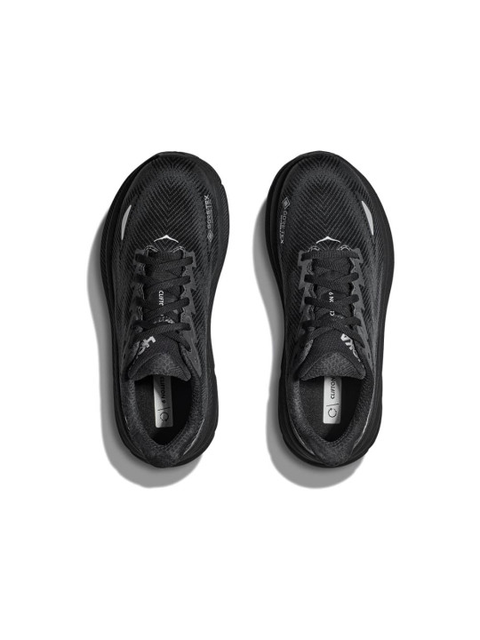 Hoka Clifton 9 GTX Noir - Chaussure de Running Femme