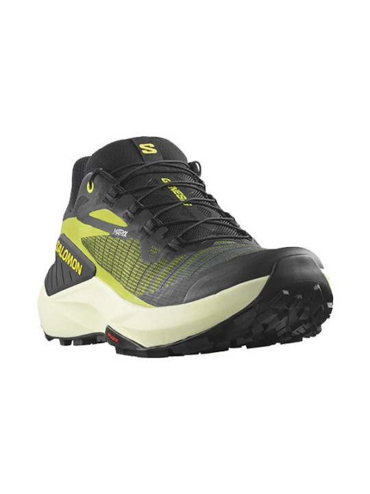 SALOMON GENESIS Homme BLACK / SULPHUR SPRING / TRANSPARENT YELLOW