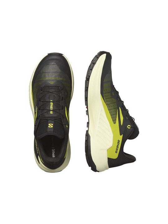 SALOMON GENESIS Homme BLACK / SULPHUR SPRING / TRANSPARENT YELLOW