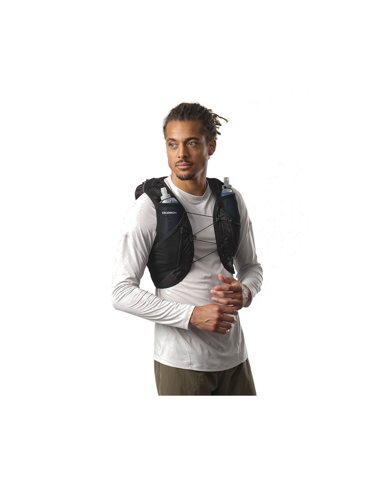 SALOMON Active Skin 12 Noir - Veste d\'hydratation de Running unisexe