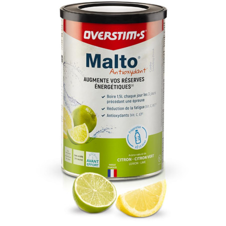 Malto Antioxydant Citron - Citron Vert OVERSTIM's 450g