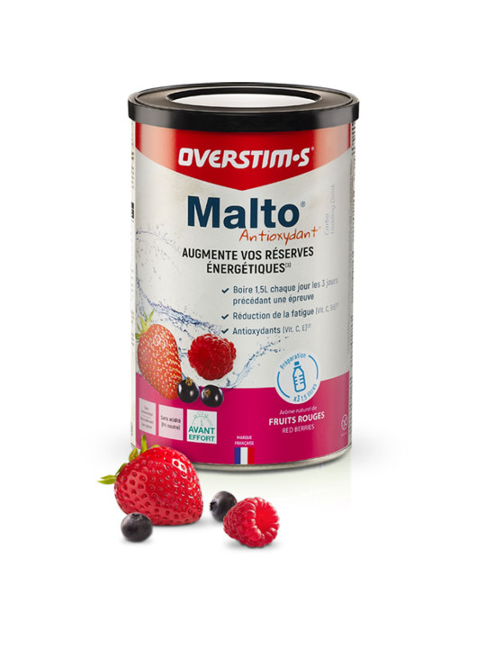 Malto Antioxydant Fruits Rouges OVERSTIM's 500g