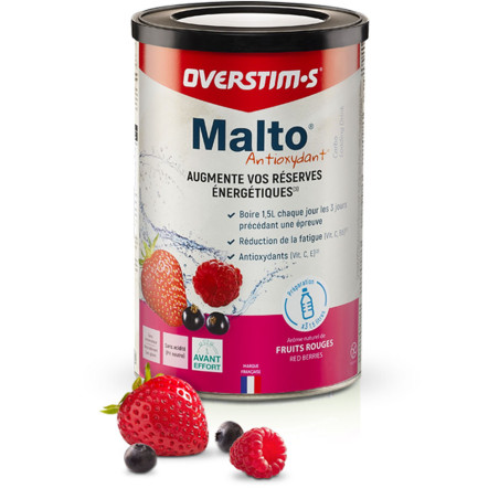 Malto Antioxydant Fruits Rouges OVERSTIM's 500g