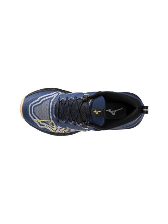 MIZUNO WAVE DAICHI 8 ESTATE Bleu Noir pour femme