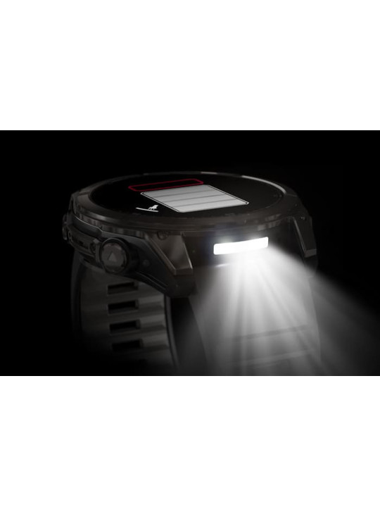 Garmin Fenix 8 Sapphire Solar 51mm Titane Carbon Gray