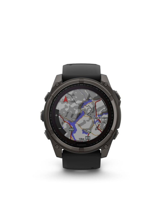 Garmin Fenix 8 Sapphire Solar 51mm Titane Carbon Gray