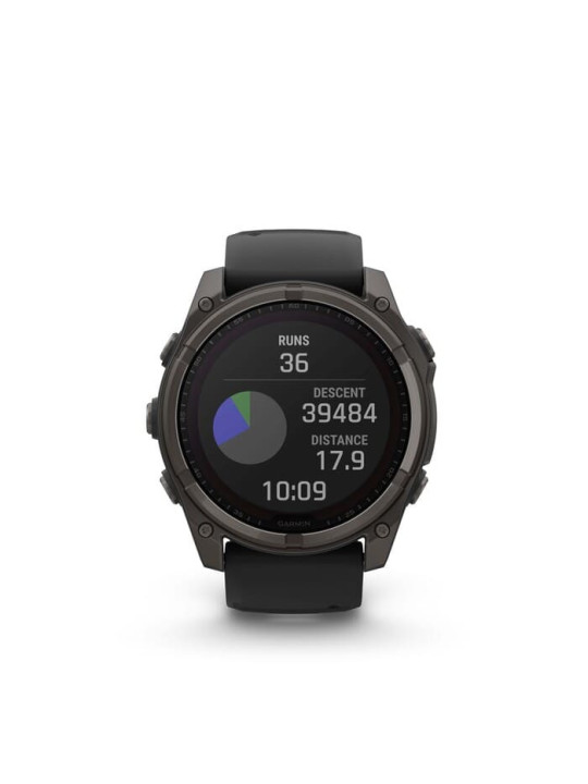 Garmin Fenix 8 Sapphire Solar 51mm Titane Carbon Gray