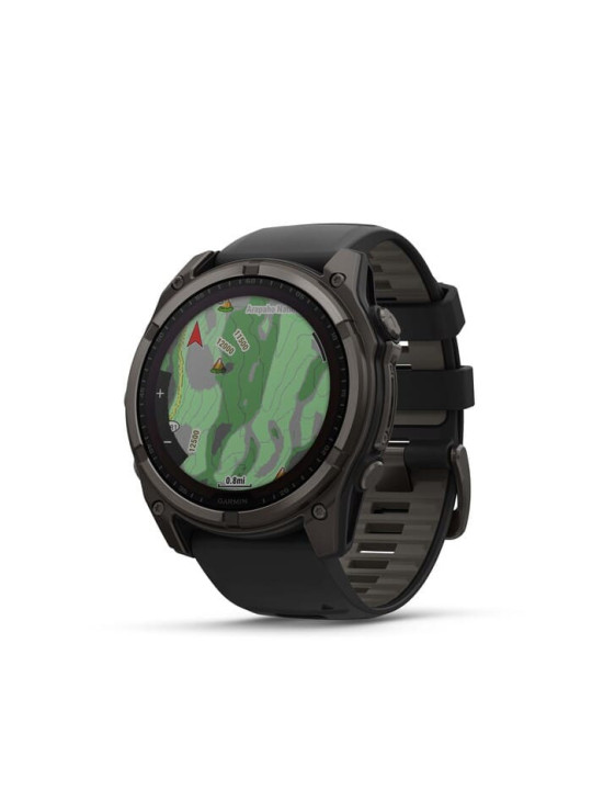 Garmin Fenix 8 Sapphire Solar 51mm Titane Carbon Gray