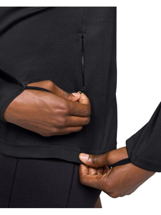 ON RUNNING Climate Manches Longues 1/2 Zip Noir pour Femme - Réf: 1WE10780553
