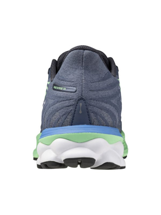MIZUNO WAVE SKYRISE 6 Grise, Verte et Bleue pour Homme et Femme - Réf: J1GC250901