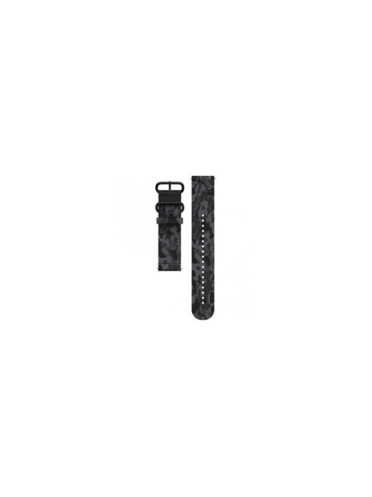 Bracelet Polar 22mm Tissu Noir Grit X Vantage 91082600