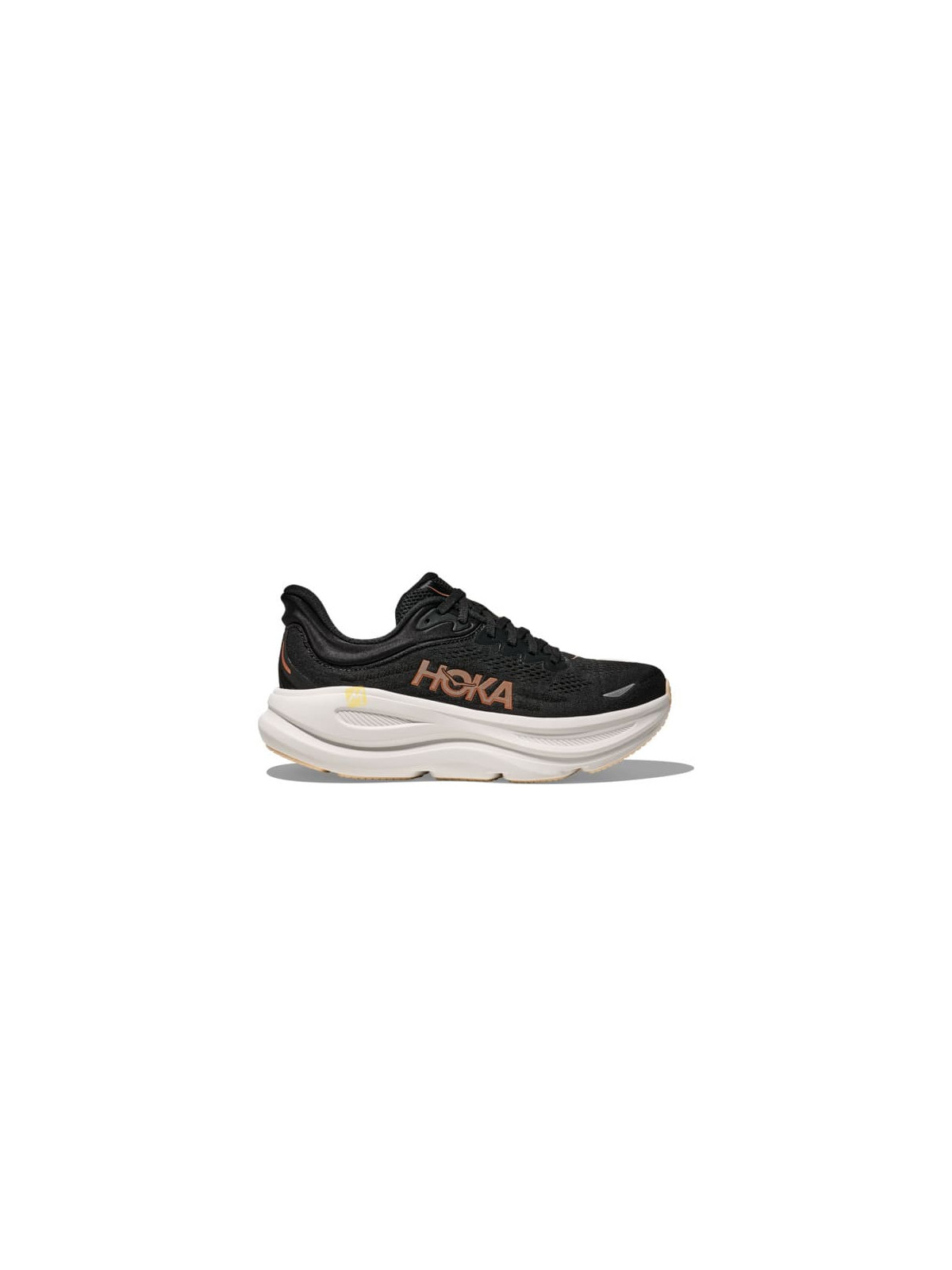 HOKA Bondi 9 Noire Rose pour Femme - Réf:1162012-BRGL