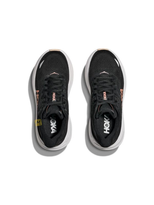 HOKA Bondi 9 Noire Rose pour Femme - Réf:1162012-BRGL