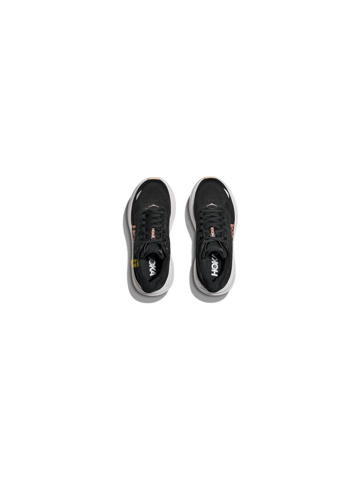 HOKA Bondi 9 Noire Rose pour Femme - Réf:1162012-BRGL