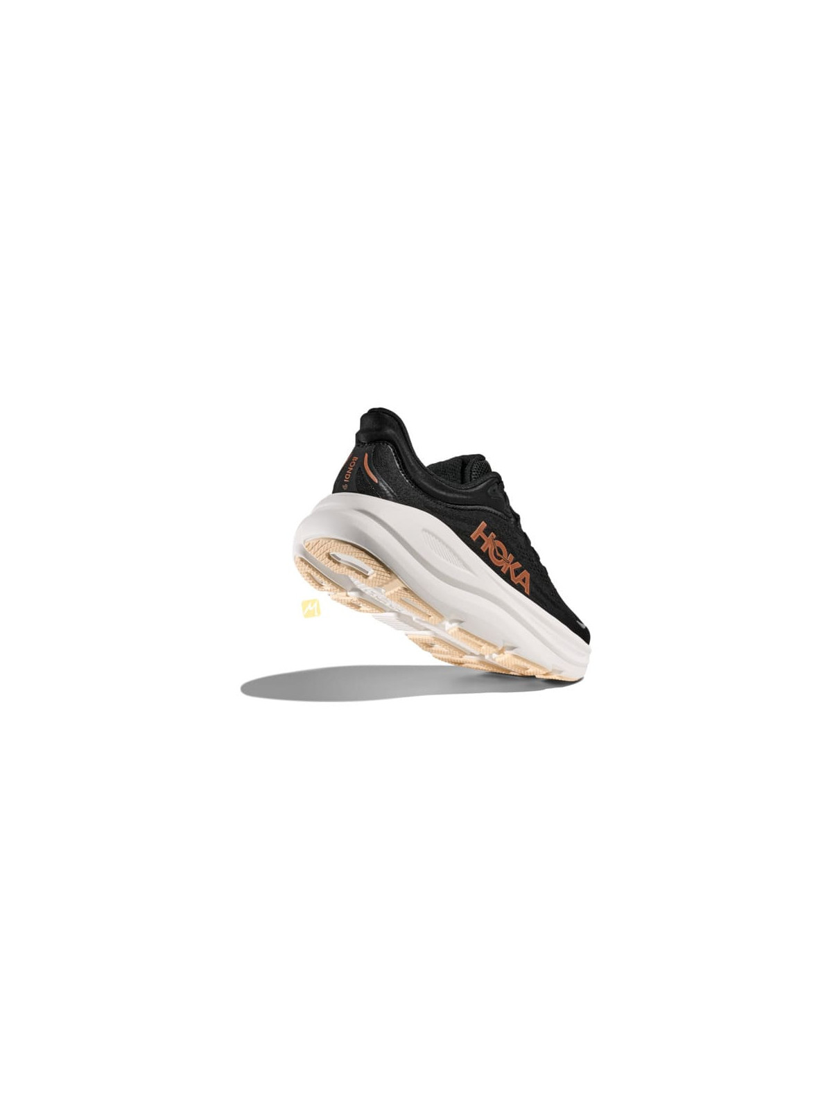 HOKA Bondi 9 Noire Rose pour Femme - Réf:1162012-BRGL