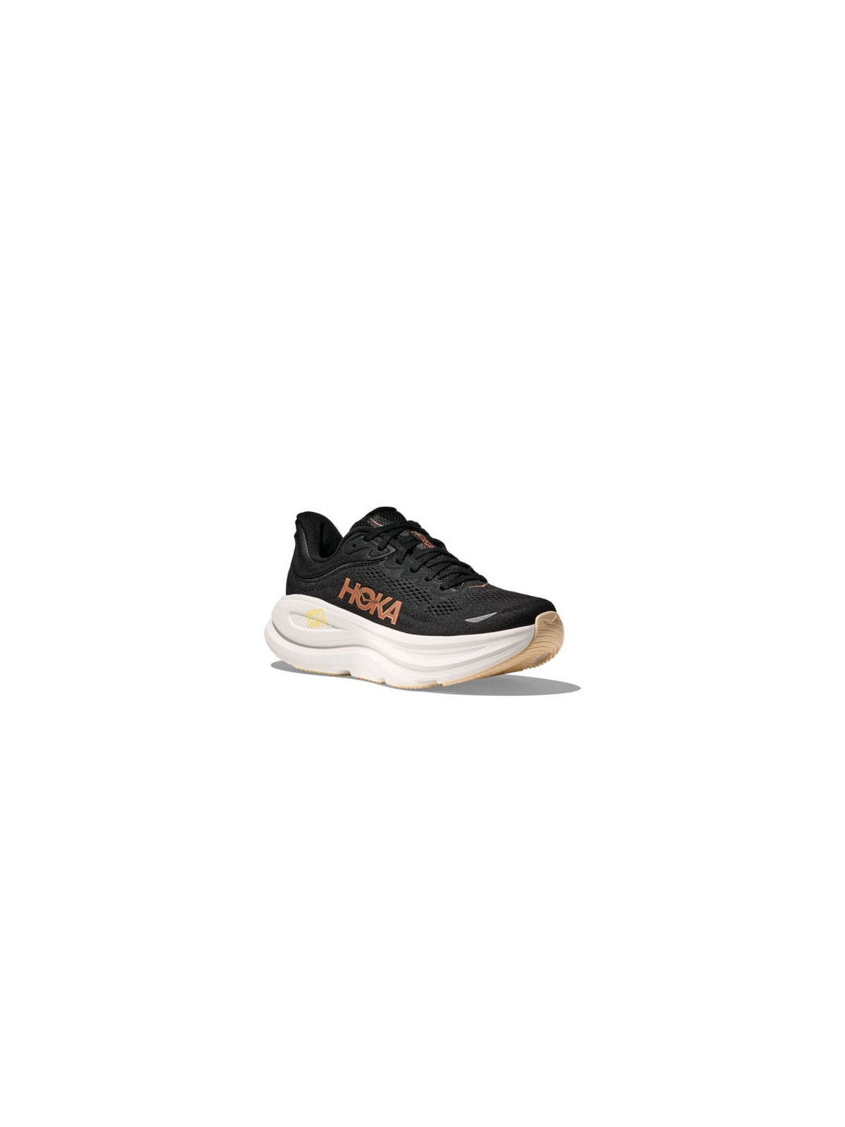 HOKA Bondi 9 Noire Rose pour Femme - Réf:1162012-BRGL