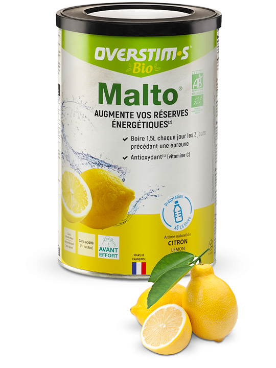 Overstim's Malto Bio Citron Recharge Glycogène