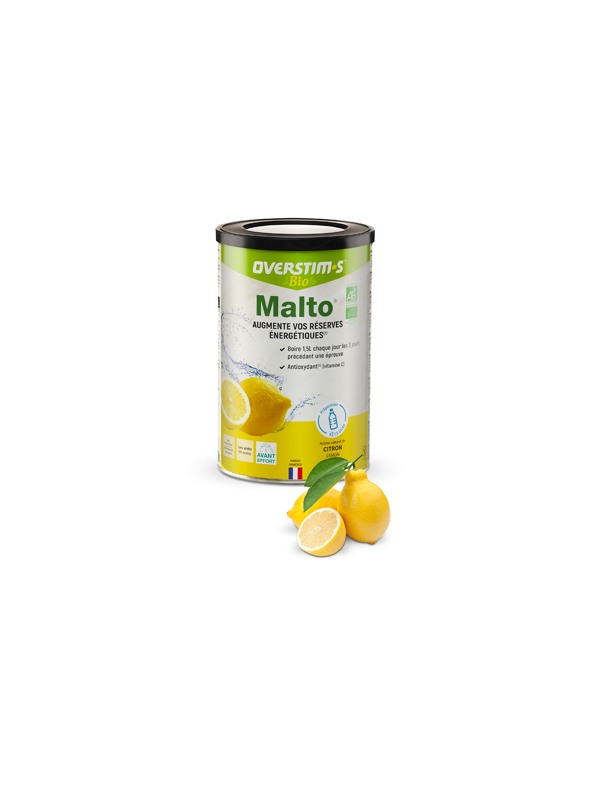 Overstim's Malto Bio Citron Recharge Glycogène