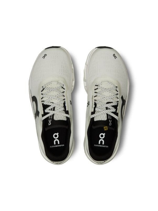 ON RUNNING Cloudmonster 2 - Blanc/Gris Femme (3WE10110664) | Confort et Performance