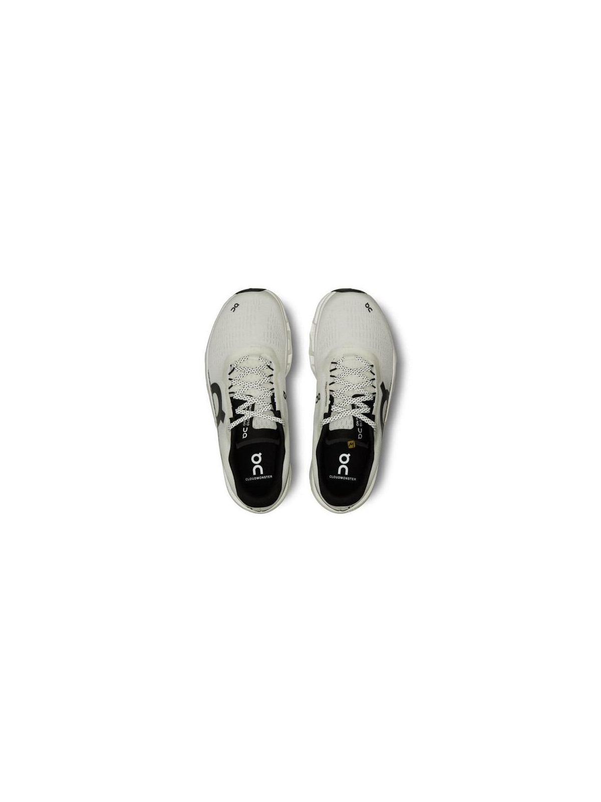 ON RUNNING Cloudmonster 2 - Blanc/Gris Femme (3WE10110664) | Confort et Performance