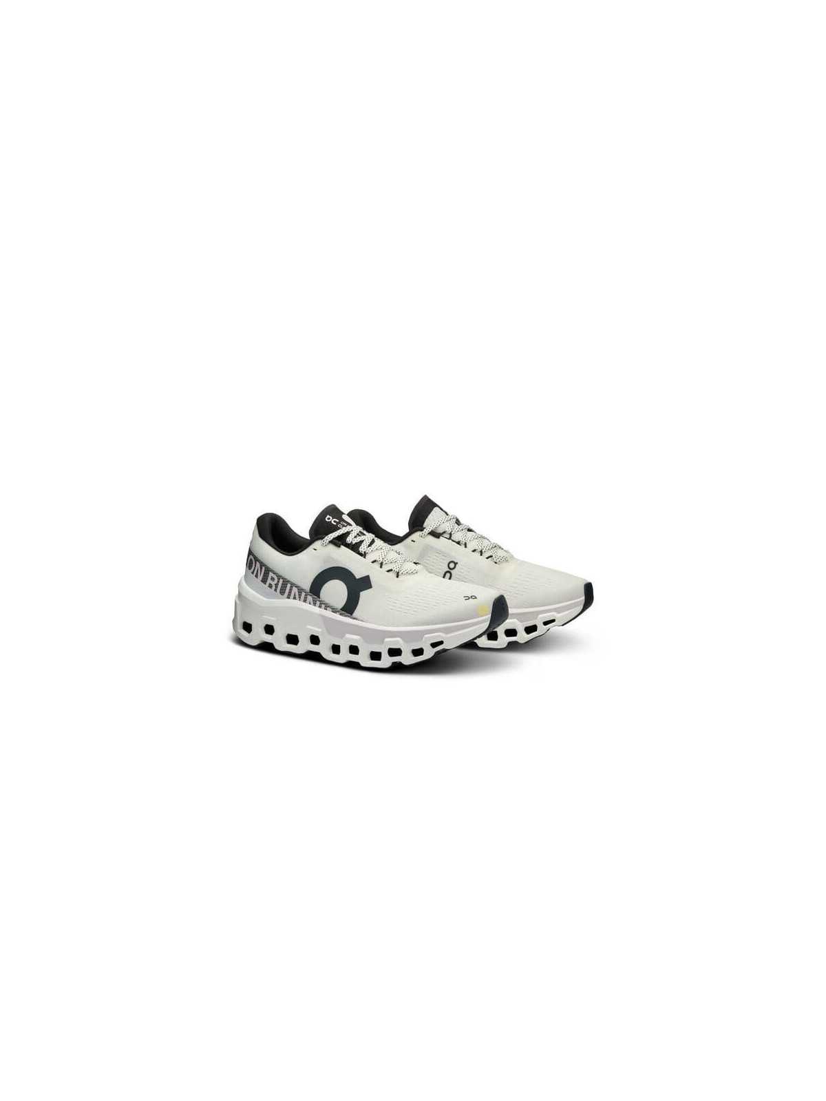 ON RUNNING Cloudmonster 2 - Blanc/Gris Femme (3WE10110664) | Confort et Performance