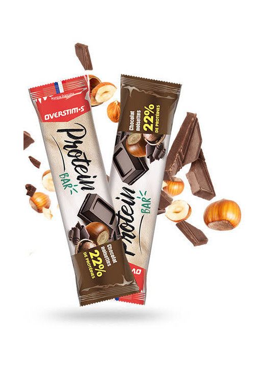 Barre Protéinée Chocolat Noisette OVERSTIM's