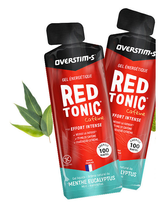 Gel Red Tonic Menthe-Eucalyptus OVERSTIM's 34g