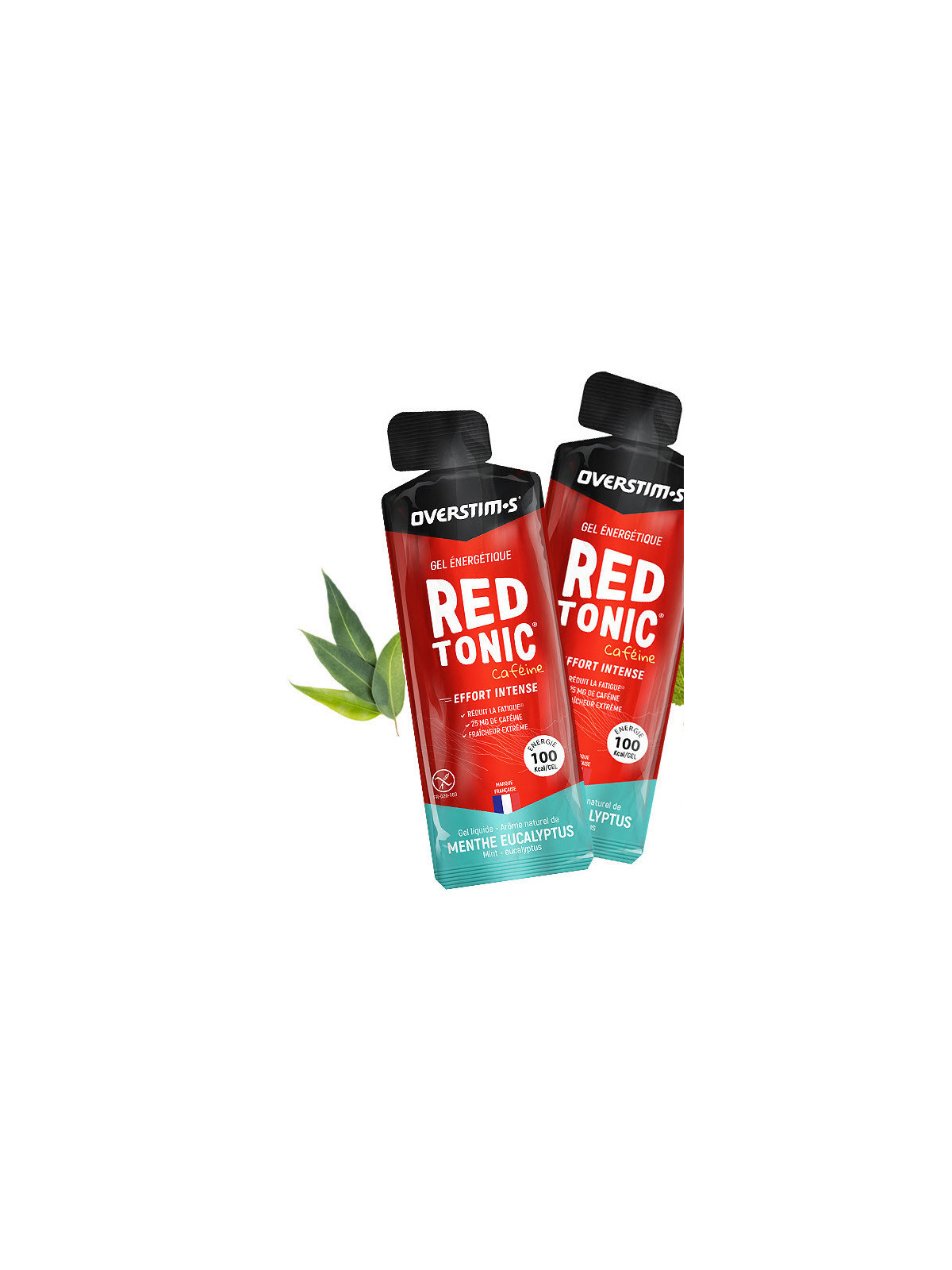 Gel Red Tonic Menthe-Eucalyptus OVERSTIM's 34g
