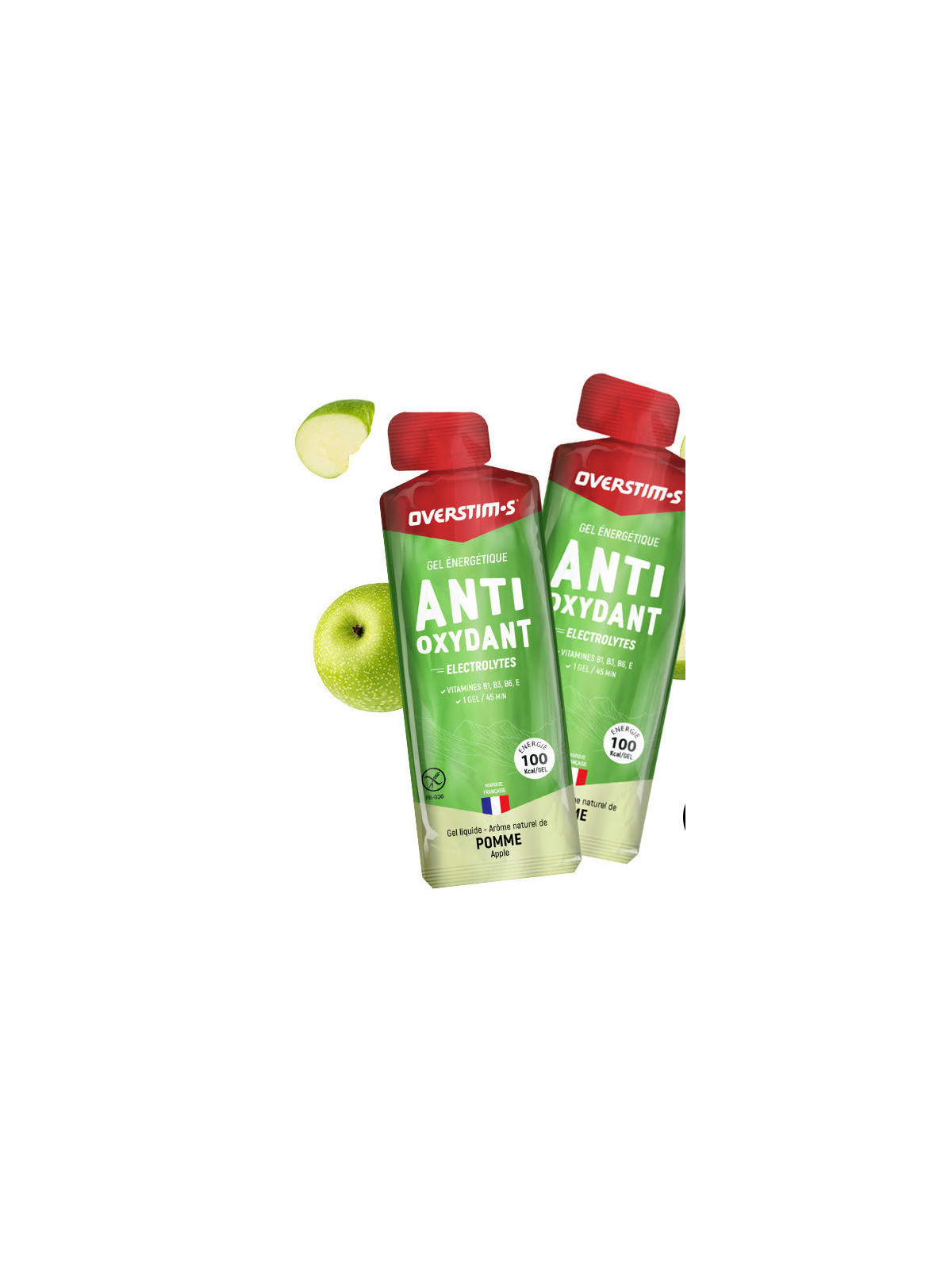 Gel Antioxydant Pomme OVERSTIM's 34g