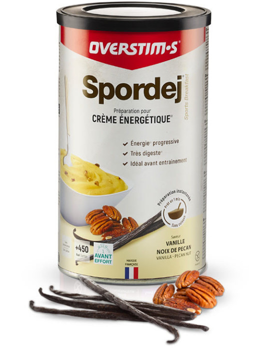 Spordej Vanille Noix de Pécan OVERSTIM'S | Collation Énergie