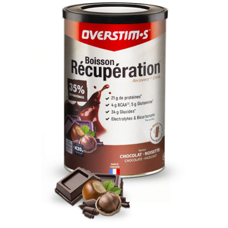 Boisson de Récupération Chocolat Noisette OVERSTIM'S | 1033EL