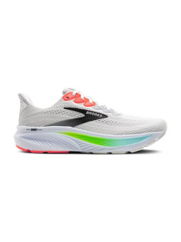 Brooks Ghost 17 Homme White Pink Clay Gecko – Chaussures Running Universelle | Nouvelle Génération
