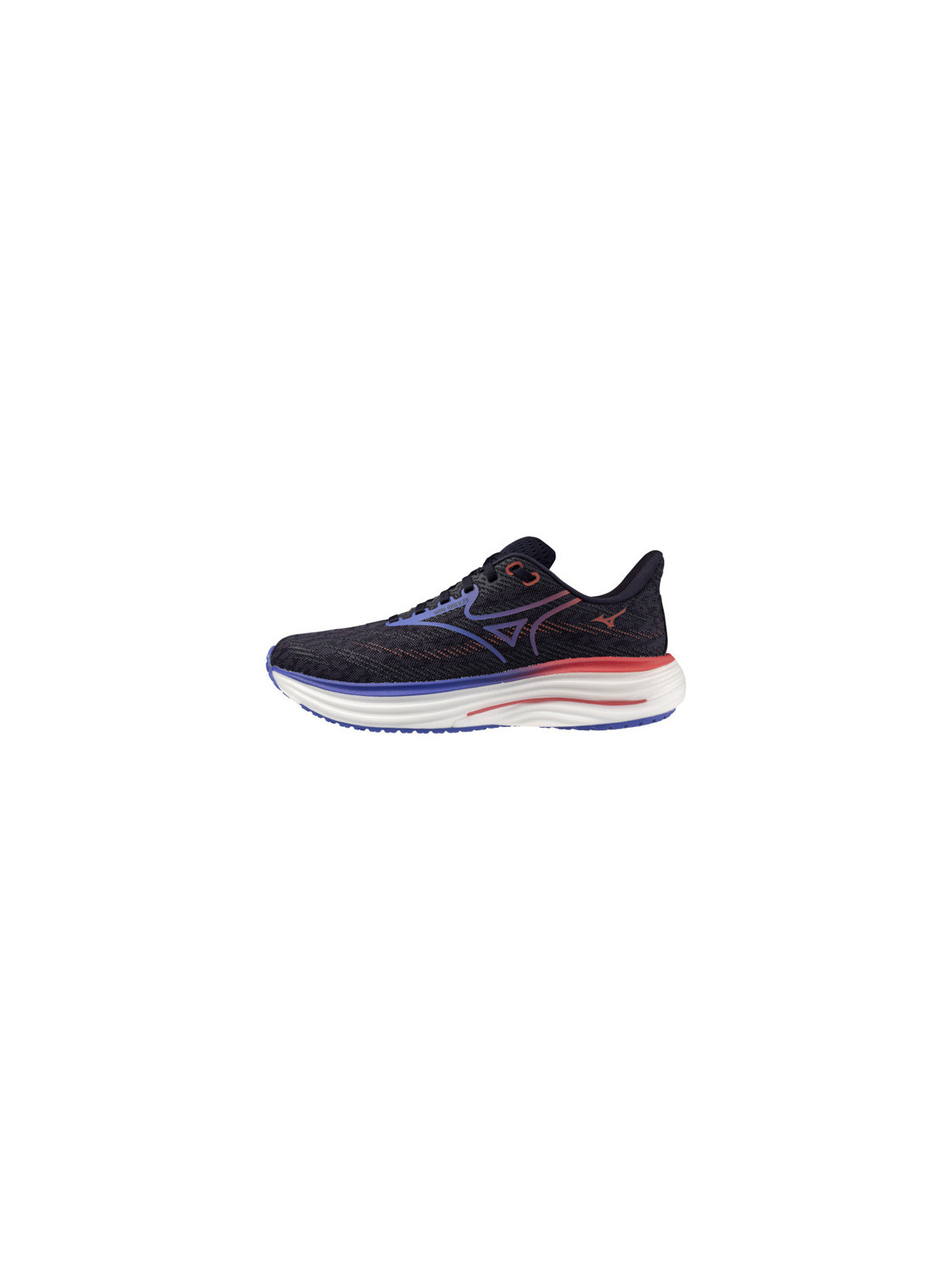 Mizuno Wave Rider 29 Femme Noir Bleu Corail – Chaussures Running Universelles