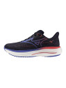 Mizuno Wave Rider 29 Femme Noir Bleu Corail – Chaussures Running Universelles