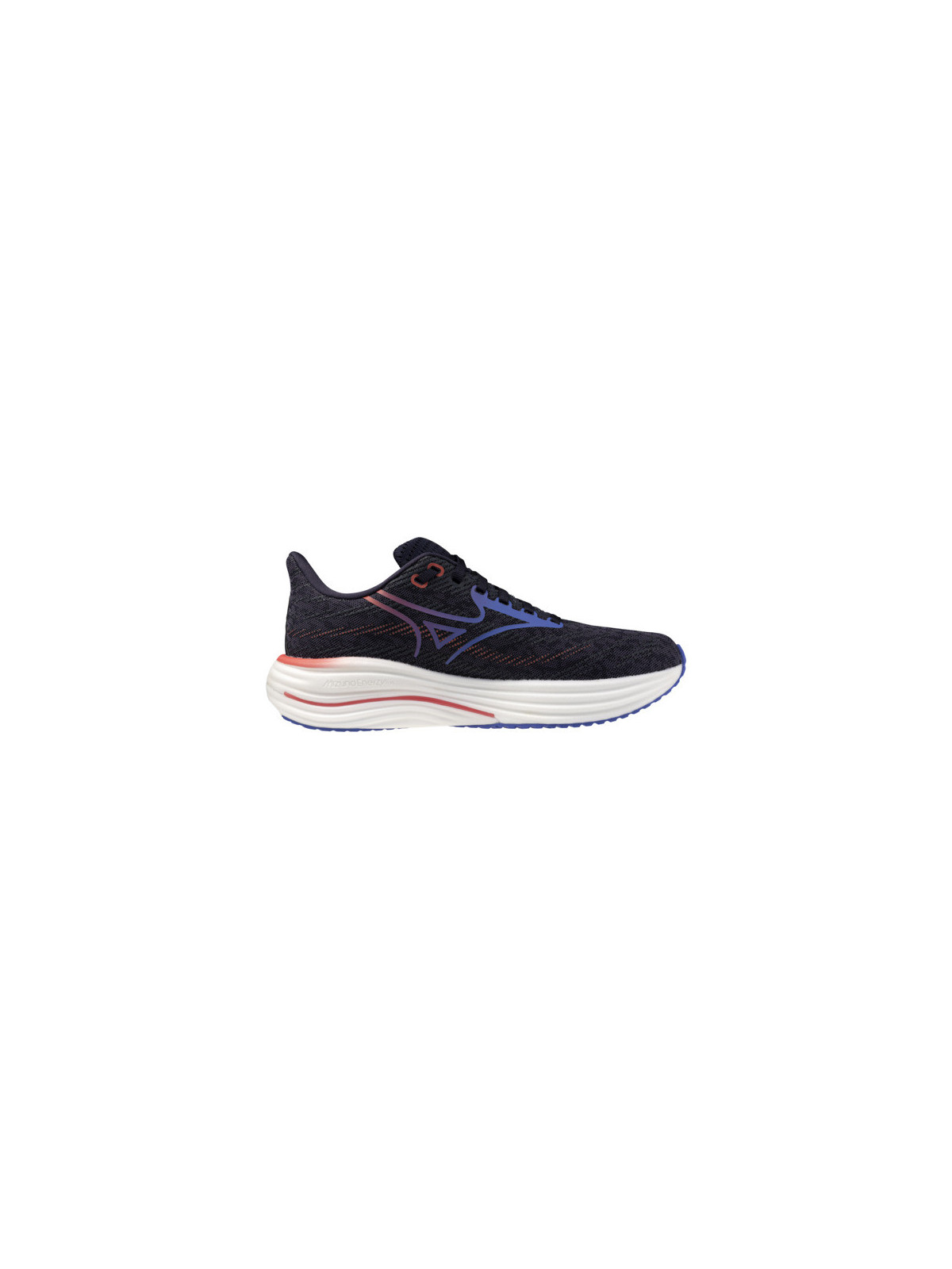 Mizuno Wave Rider 29 Femme Noir Bleu Corail – Chaussures Running Universelles