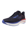 Mizuno Wave Rider 29 Femme Noir Bleu Corail – Chaussures Running Universelles