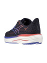 Mizuno Wave Rider 29 Femme Noir Bleu Corail – Chaussures Running Universelles