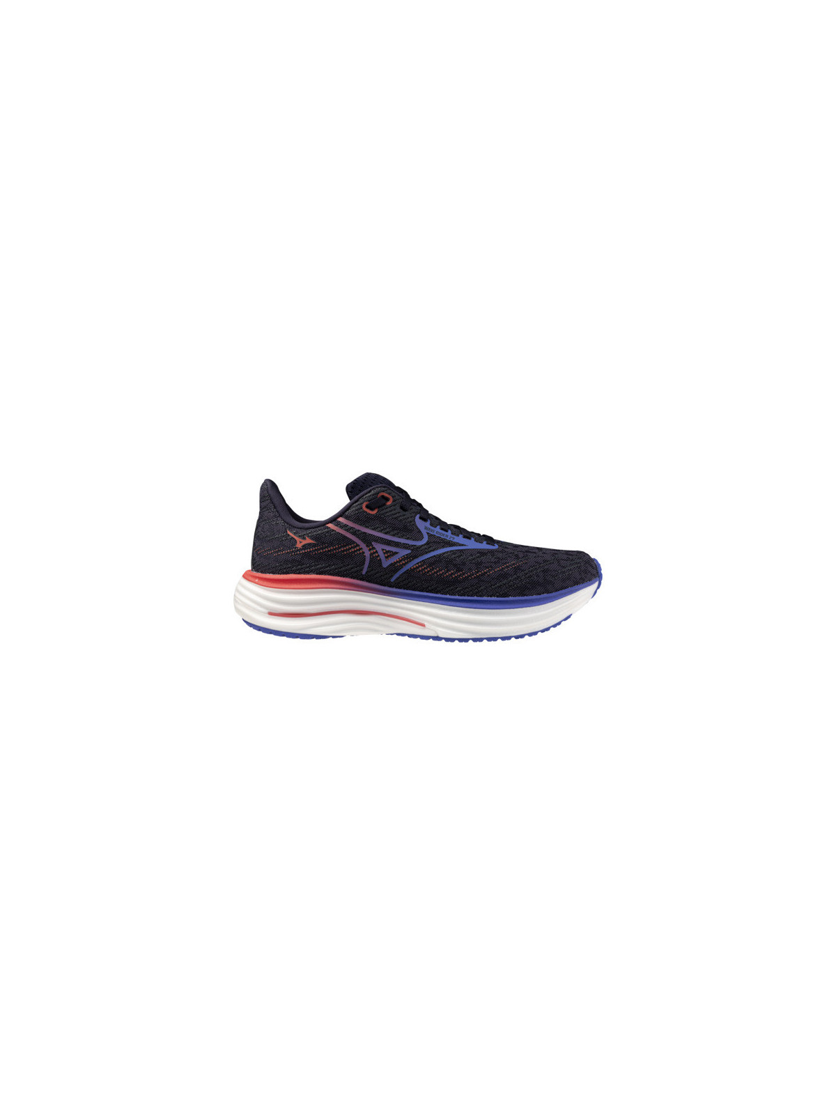 Mizuno Wave Rider 29 Femme Noir Bleu Corail – Chaussures Running Universelles