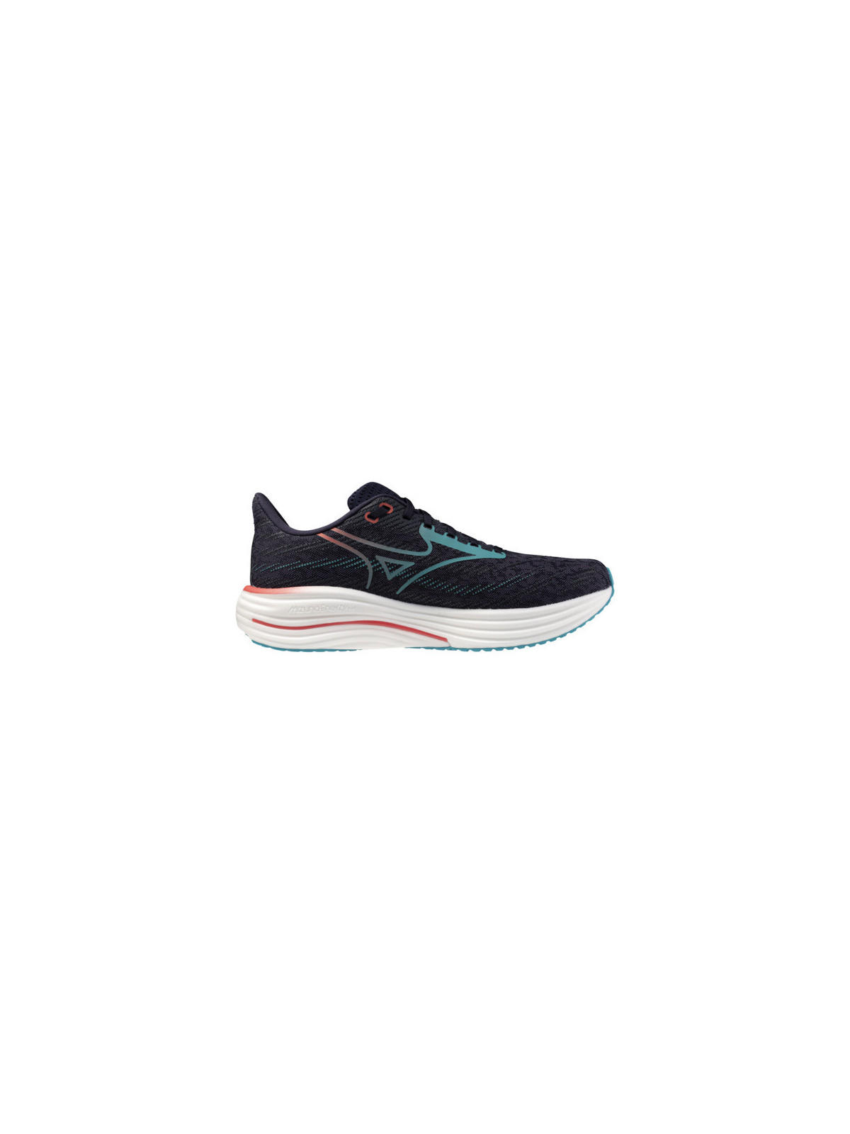 Mizuno Wave Rider 29 Homme Noir Bleu Corail – Chaussures Running Universelles